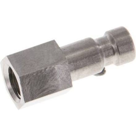 RVS DN 2.7 (Micro) Luchtkoppeling Insteeknippel M5 Binnendraad - CLP2-F-S-5