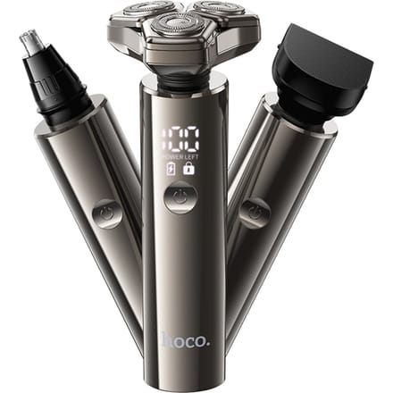 Hoco 3-in-1 Scheerapparaat - Waterbestendig (IPX6) - Trimmer - Neushaartrimmer