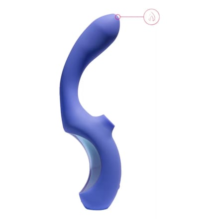 Momba Luchtdruk en G-spot vibrator – Blauw
