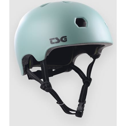 TSG Meta Solid Color Satin Oil Blue Skatehelm – Lichtgewicht Helm voor Skateboard, BMX en StuntstepS/M