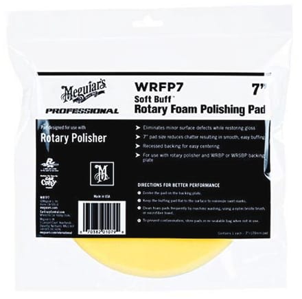 Professionele 7" Polijstpad voor Rotatiepolermachines