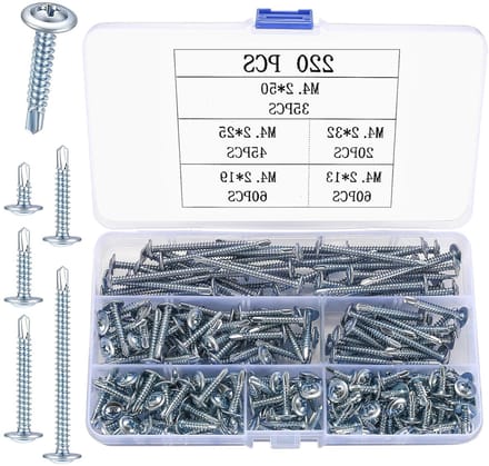 schroeven - zelftappende schroeven-assortimentset 220 Pcs