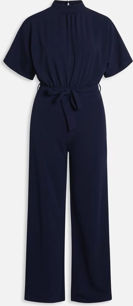 SISTERS POINT GIRL-JU Dames Jumpsuit - Navy - Maat L