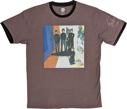 The Beatles - Stripes Heren T-shirt - M - Rood