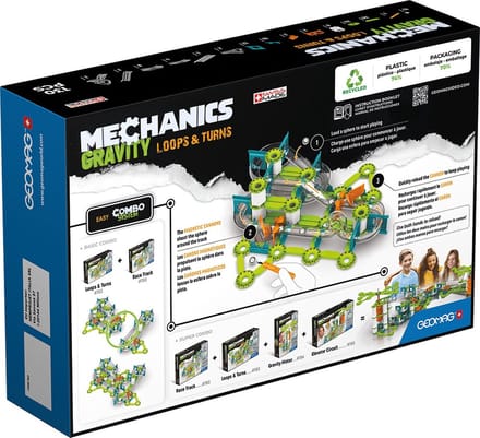 Geomag Magneet speelgoed Mechanics Gravity RE Loops & Turns 130