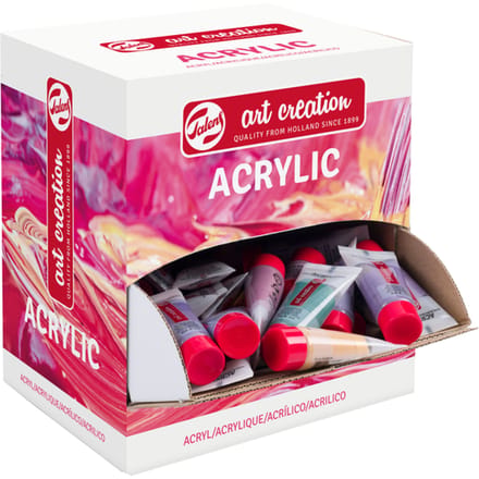 Acrylverf Talens Art Creation Pastel 12ml dispenser 100 stuks assorti