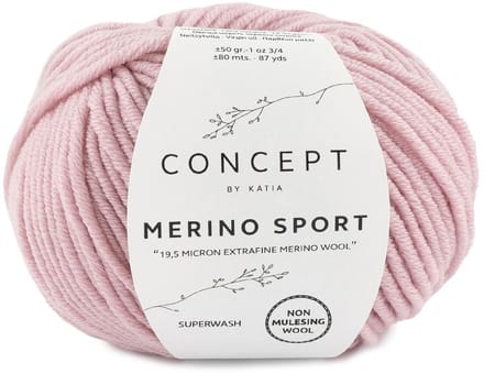 Katia Concept Merino Sport - 49 lichtroze - Wol Garen