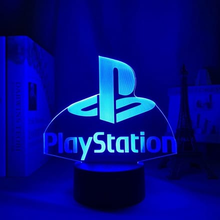 Samstyle - Game LED Lamp - 16 kleuren - 3D Game Light - Playstation logo - Afstandsbediening - Sfeerlamp