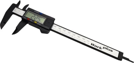 Work Plus Digitale LED Carbon Schuifmaat