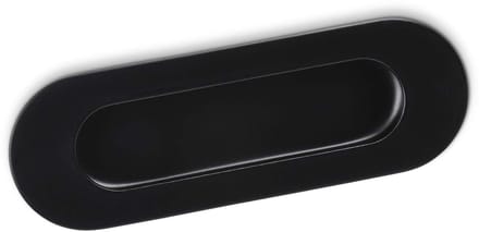 5 x Meubelgreep EL-09 Boorgatafstand 108 mm Zwart mat Infreesgreep van SOTECH