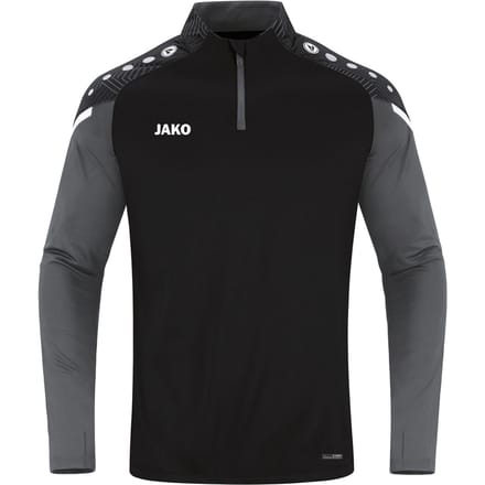 Jako - Ziptop Performance - Zwart Voetbalshirt Kids-128