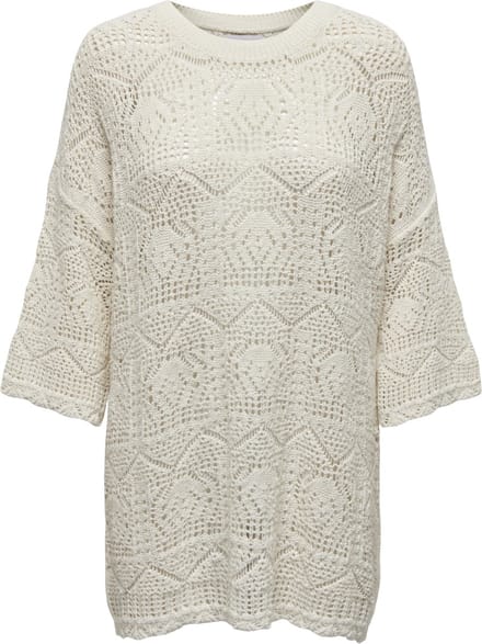 ONLY - ONLBEACHIE LIFE 3/4 LOOSE ONECK KNT - Dames - Gebreide truien