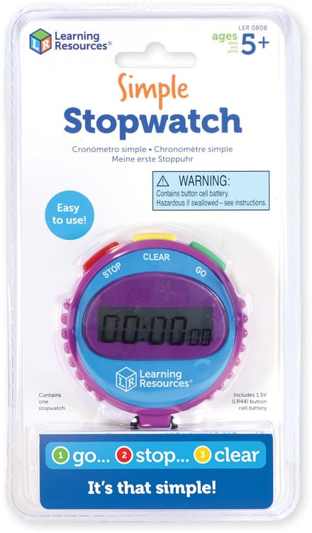Learning Resources Simple Stopwatch - 5+