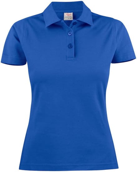 Printer Surf lady polo pique Blue XS