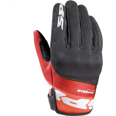 Spidi Flash-KP Handschoenen Zwart Rood - Maat S - Handschoen