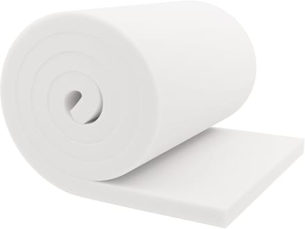 Schuim Kussen - Bekleding Schuim - Meubel Stoffering - CertiPUR Gecertificeerd - 2.5 cm Dikte - Wit