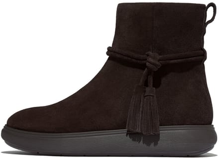 FitFlop FitFlop IQ-Comff Tassel Suede Short Boots BRUIN - Maat 36