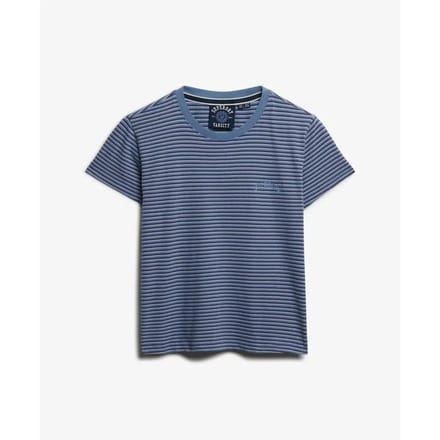 Superdry - Essential Logo Gestreept T-shirt Slanke Pasvorm - Dames - T-shirts