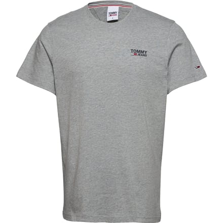 Tommy Jeans T-shirt Korte Mouw Logo Grijs