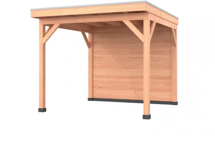 Douglas overkapping, 300 x 350, met achterwand, Westwood Comfort Plus