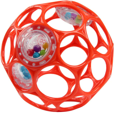 Oball baby rammelaar rood - Oball - vanaf 0 maanden