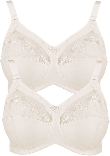 2-pack comfort-BH zonder beugel Safina