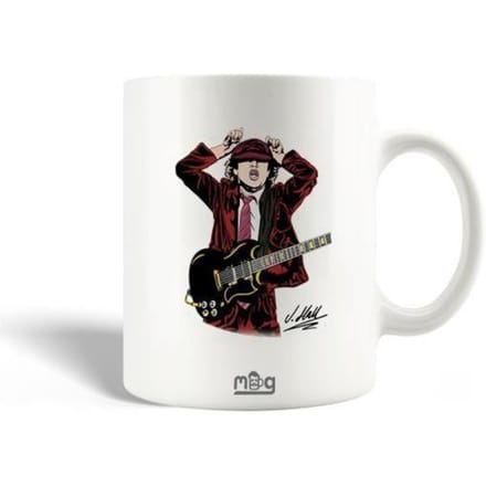 Mug en Céramique AC/DC Angus McKinnon Young Guitariste Australien