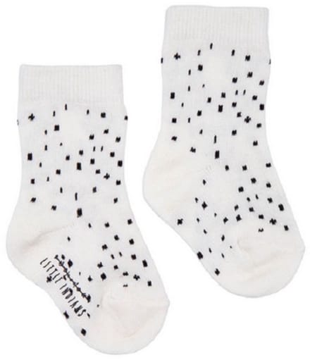 Little Indians Babysokken Dots Junior Polykatoen Wit Maat 16