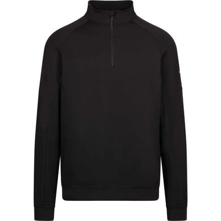 Trespass Heren Zakery Sweatshirt met halve rits (Zwart)