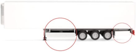 Krone Palletbak / Opslagbak, Wit/zwart (2 St.)