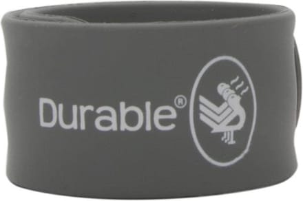 Grijze Klaparmband 24cm 2 stuks Durable