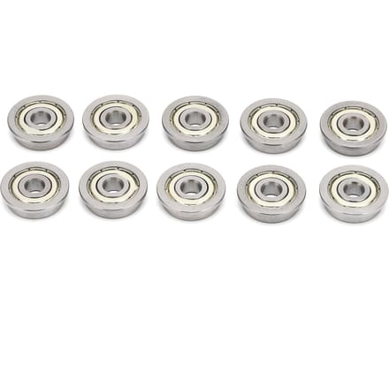 10 Stuks Printer Kogellager Mini Metaal Dubbel Afgeschermd Flens 3D Printen Mechanische Onderdelen white
