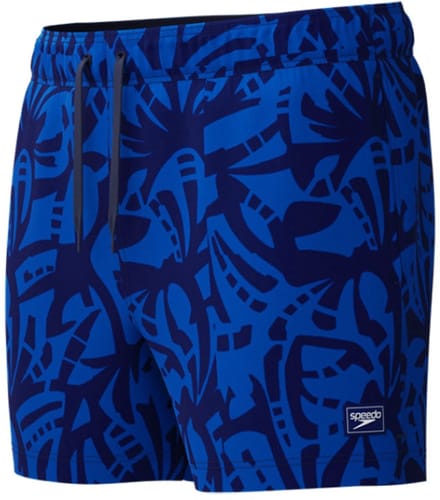 Speedo heren rits zwemshort red edge volley blauw