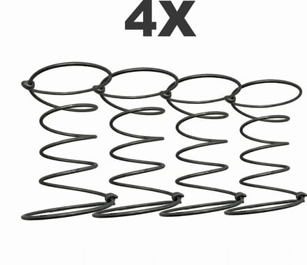 Koppelveren - Springveren - 5 slags - 4 stuks - 3.6mm dik - Meubelrenovatie - Meubelstoffering