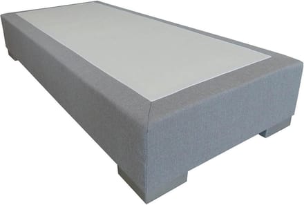 Slaaploods.nl Deluxe - Boxspring exclusief matras - 80x190 cm - Grijs