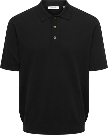 ONLY&SONS - ONSLOUI REG 12 SS MEL POLO KNIT NOOS - Heren - Polo's