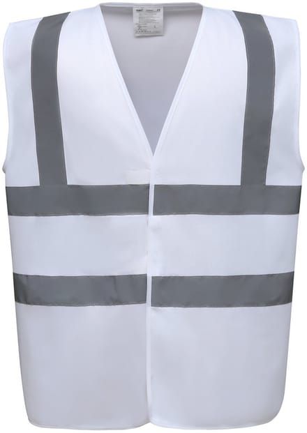 Fluo 2 Band+Brace Waistcoat - White - M - Yoko