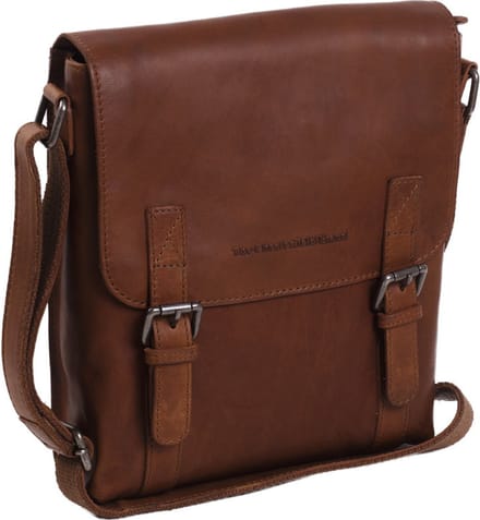 The Chesterfield Brand Schoudertas Eli Flapoverbag Cognac Bruine