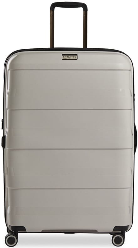 Stratic Straw+ - koffer groot - 76x51x31 cm - 4,3 kg - 105-120 L - spinner - beige