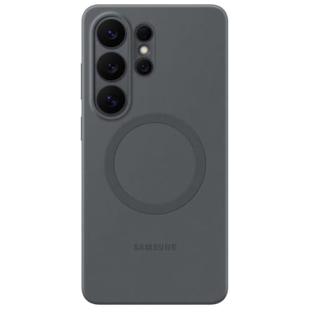 Silicone Magnet Backcover voor de Samsung Galaxy S26 Ultra - Black