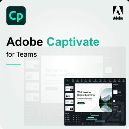 Adobe Captivate for Teams EDU 100+ Gebruiker(s)