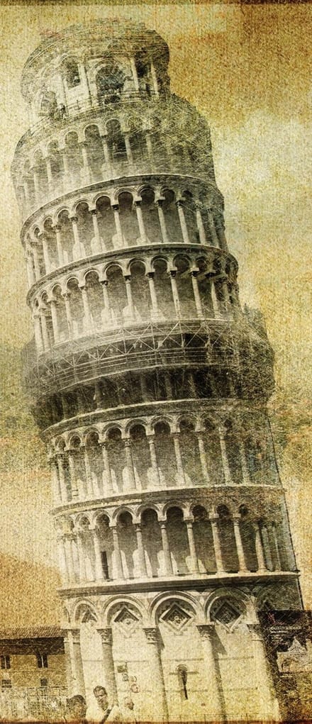 Pisa Leaning Tower Photo Wallcovering