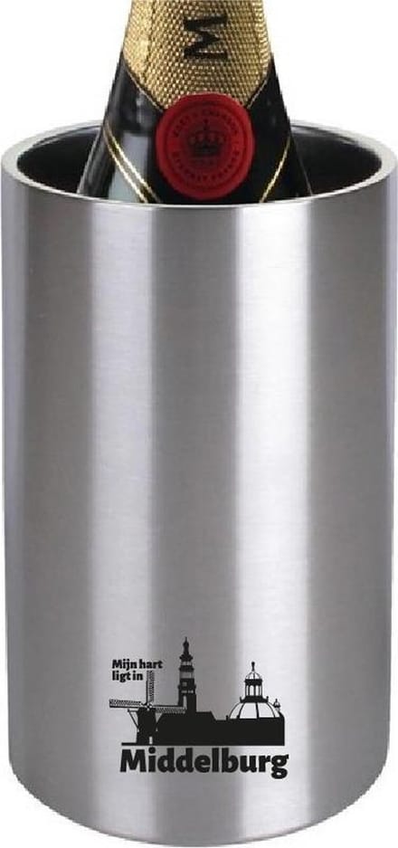 Gegraveerde wijnkoeler 2 ltr Middelburg