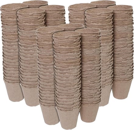 Talen Tools Stekpotje / kweekpot - 288x stuks - 6 cm - turfpotjes