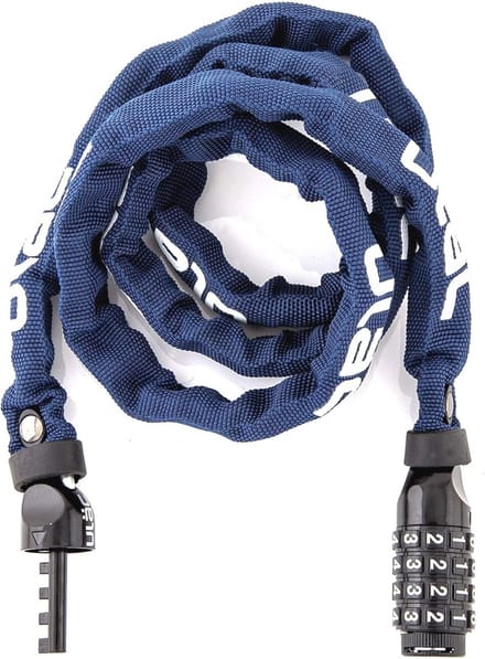 combinatieslot voor fietsen met resetbare 4-cijferige code - 120cm gehard stalen ketting
