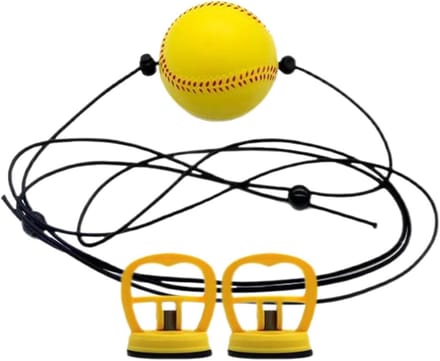 Snelheidsbokszak - Reactiebal Boksen - Reflex Training - Snel Op te Zetten - 112cm Breed - Zwart