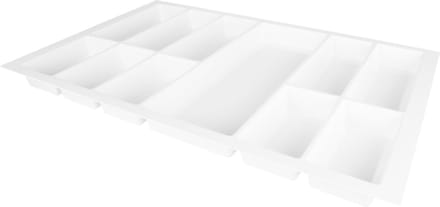 Bestekbak Classic - Lade Organizer - Korrelstructuur wit - Voor kastbreedte 800mm