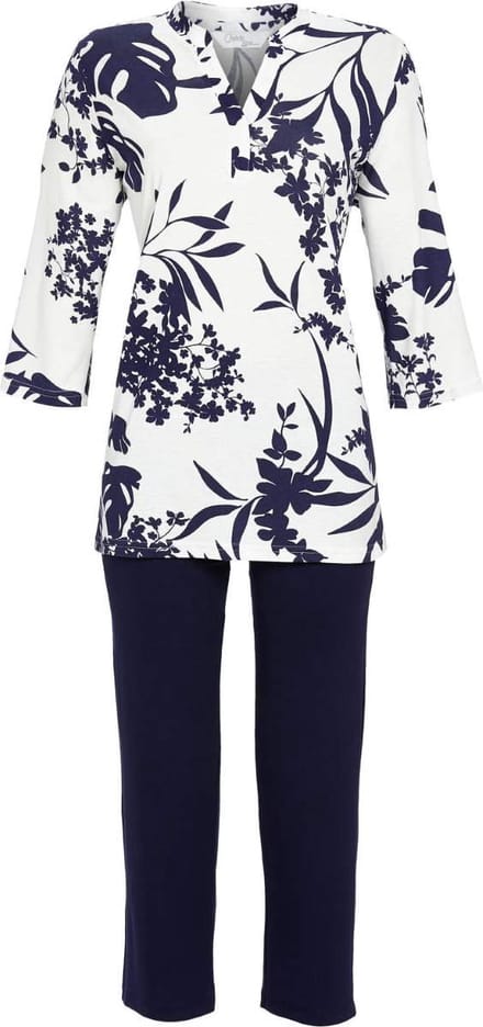 Ringella – Floral Design – Pyjama – 5271201 – Night Blue – Maat 46
