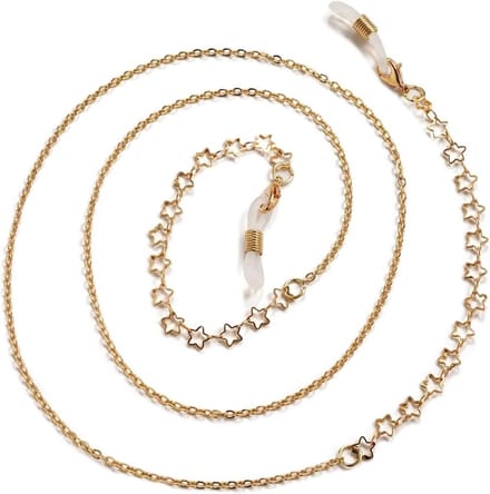 Bril Ketting - Halsband Houder - Veilig Dragen - Verstelbaar - 75 cm - Metaal