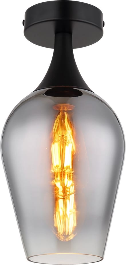 Plafondlamp LAVUS ø15CM E27 1-Lichts Chroom